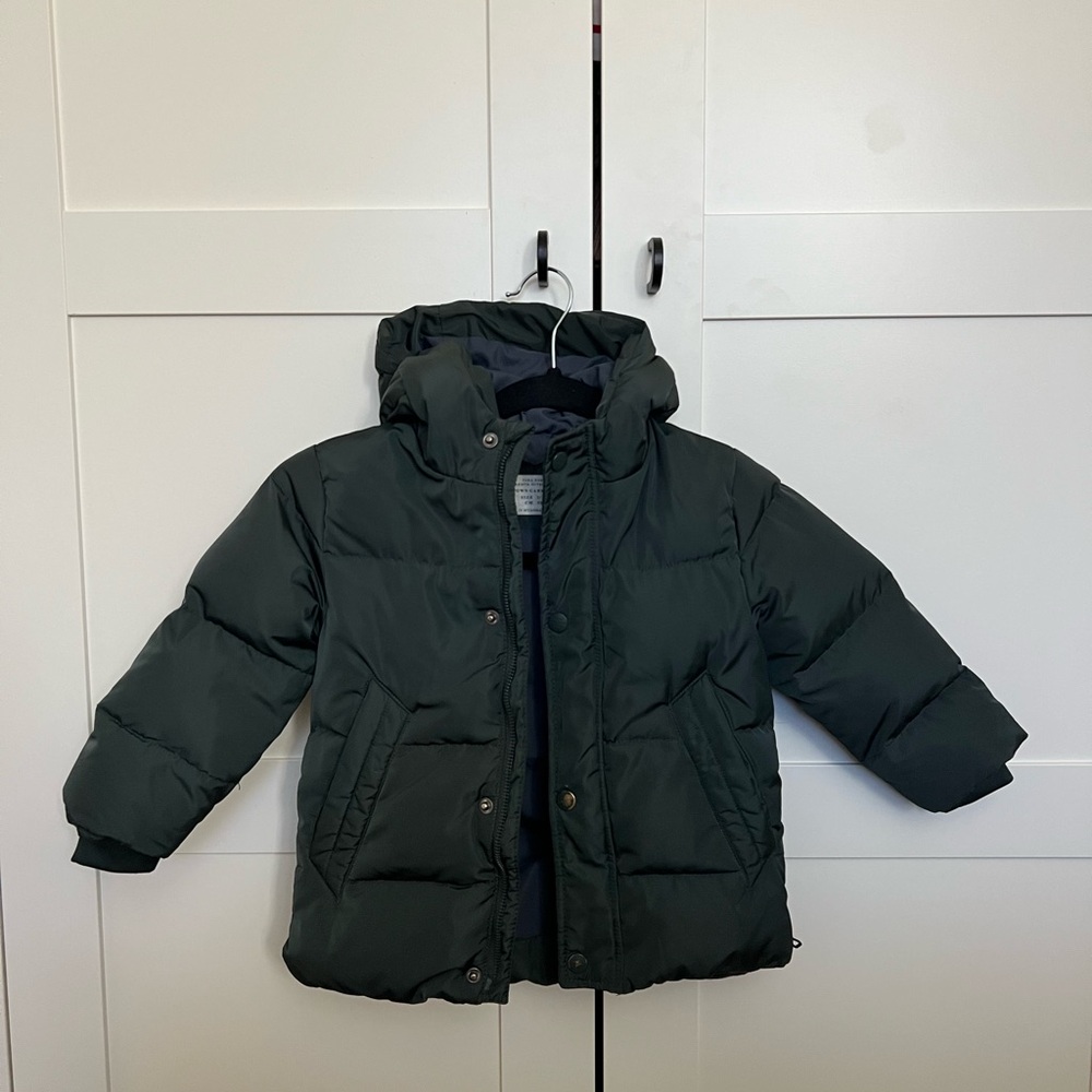 Dark Green Down Jacket